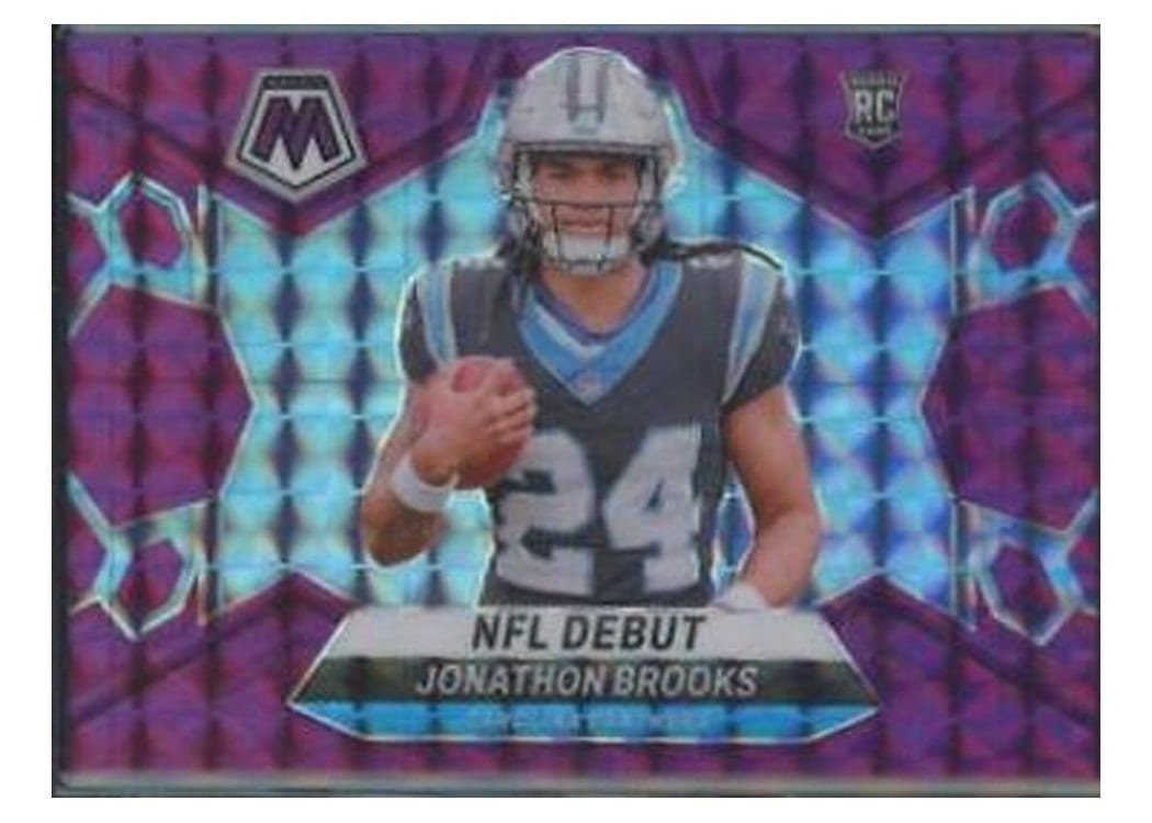 2024 Panini Mosaic Base Set Jonathon Brooks Purple #276 card