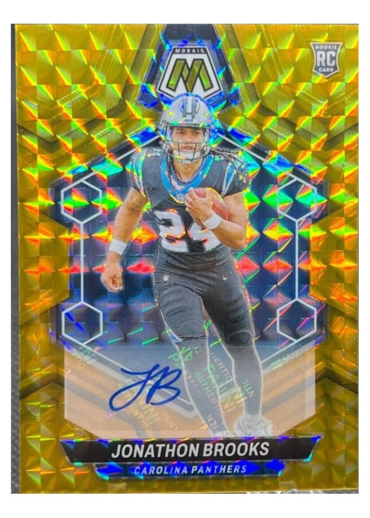 2024 Panini Mosaic Base Set Jonathon Brooks #345 card