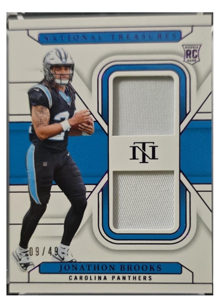 2024 Panini National Treasures Base Set Jonathon Brooks #169 card