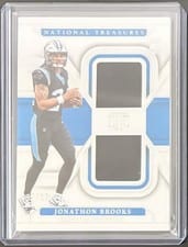 2024 Panini National Treasures Treasured Rookies Jonathon Brooks #25 card