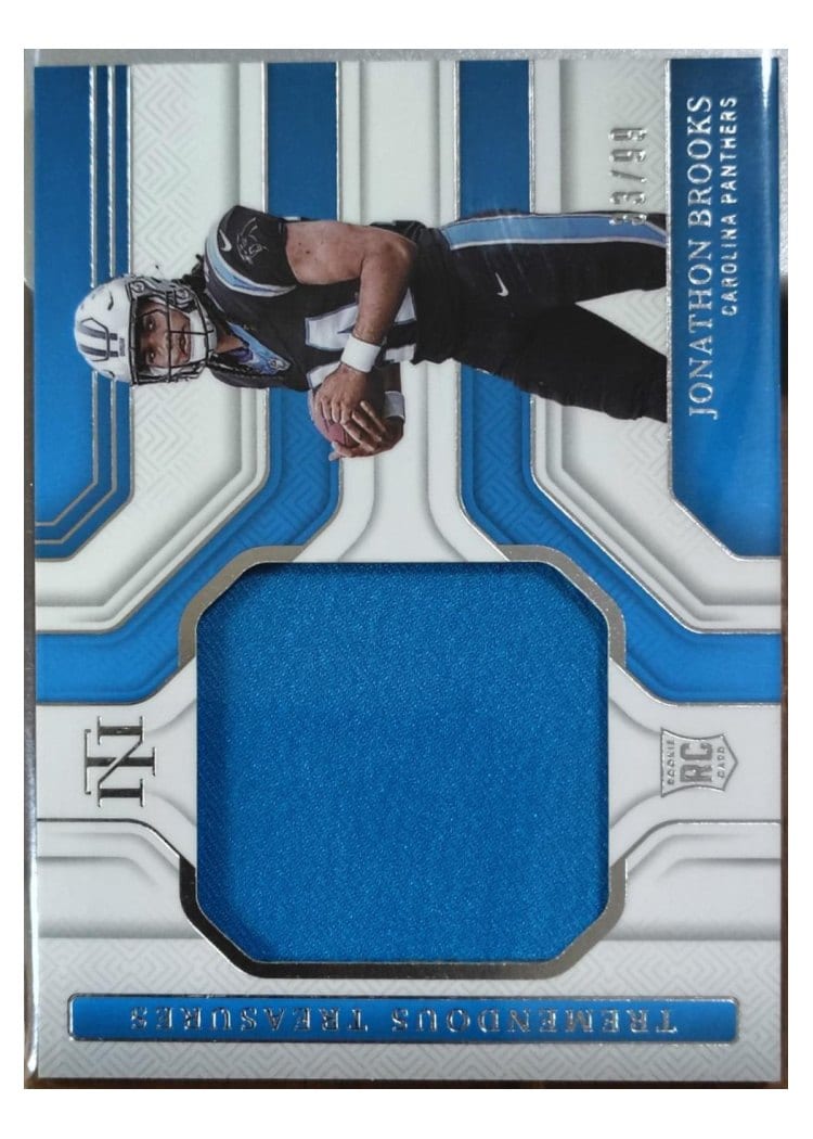 2024 Panini National Treasures Tremendous Treasures Jonathon Brooks #13 card