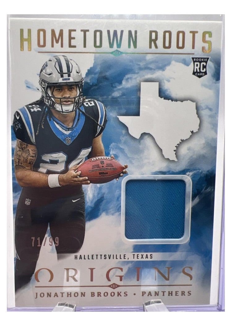 2024 Panini Origins Hometown Roots Relics Jonathon Brooks #HRO-JBR card