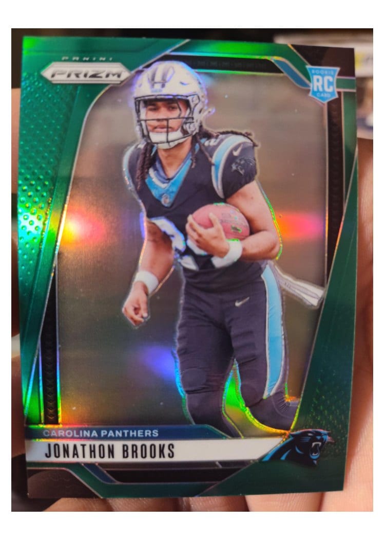 2024 Panini Prizm Base Set Jonathon Brooks #357 card