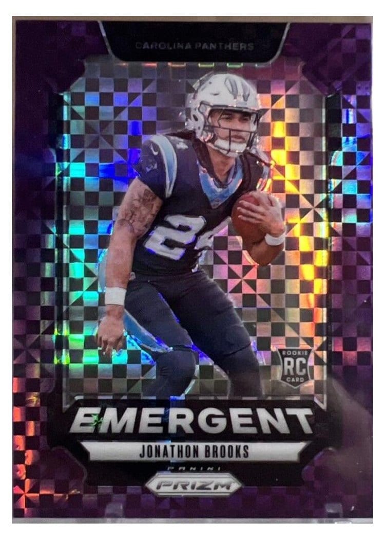 2024 Panini Prizm Base Set Jonathon Brooks #357 card