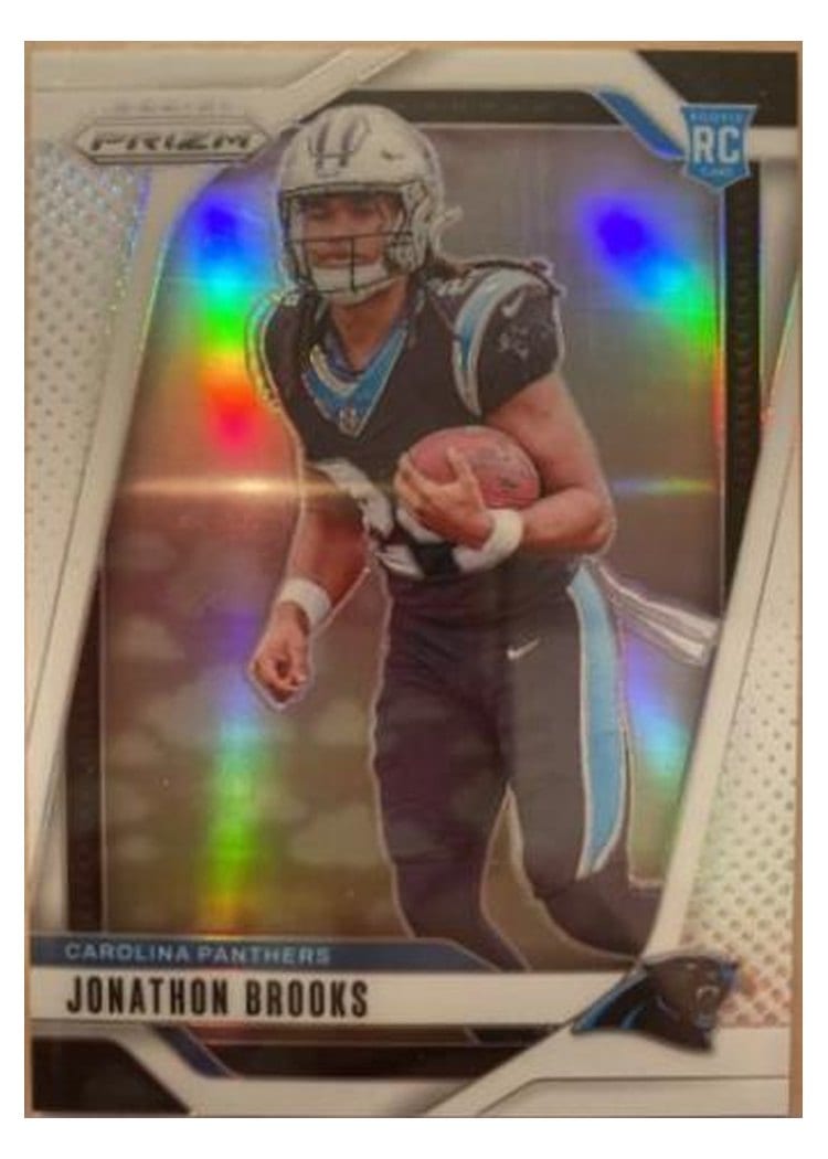 2024 Panini Prizm Base Set Jonathon Brooks White #357 card