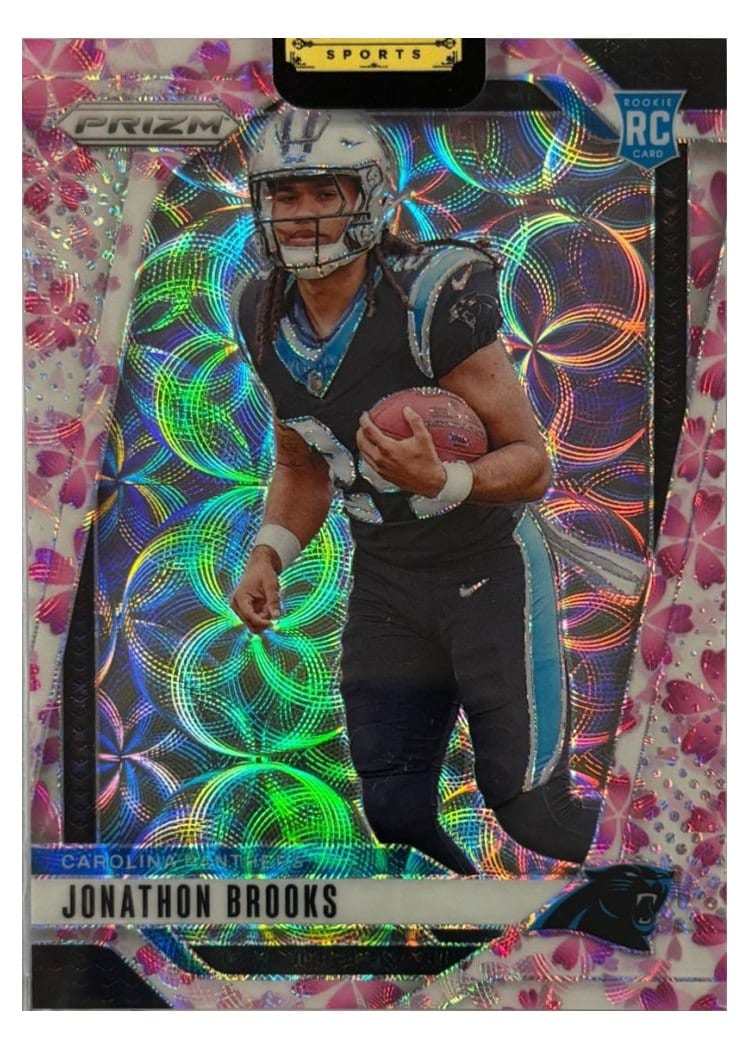 2024 Panini Prizm Base Set Jonathon Brooks Choice Cherry Blossom #357 card