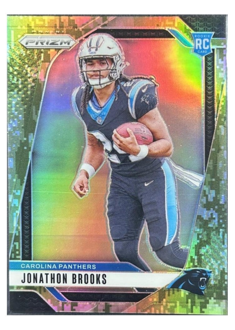 2024 Panini Prizm Base Set Jonathon Brooks #357 card