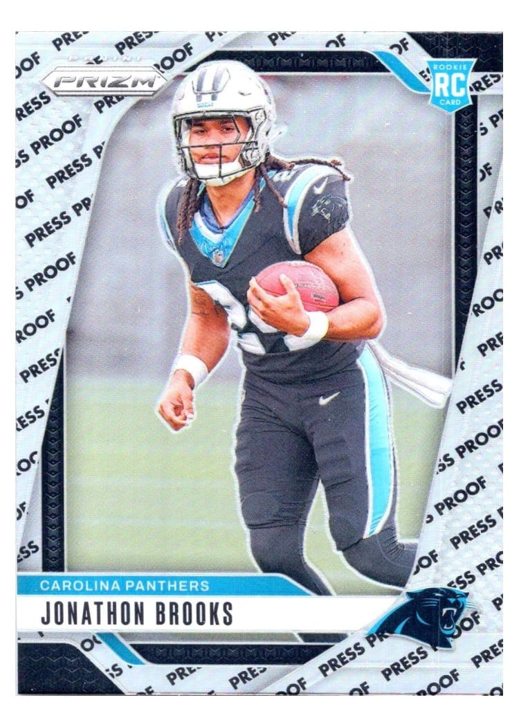 2024 Panini Prizm Base Set Jonathon Brooks #357 card