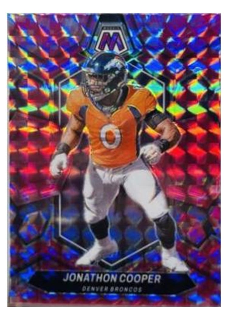 2024 Panini Mosaic Base Set Jonathon Cooper Camo Pink #68 card