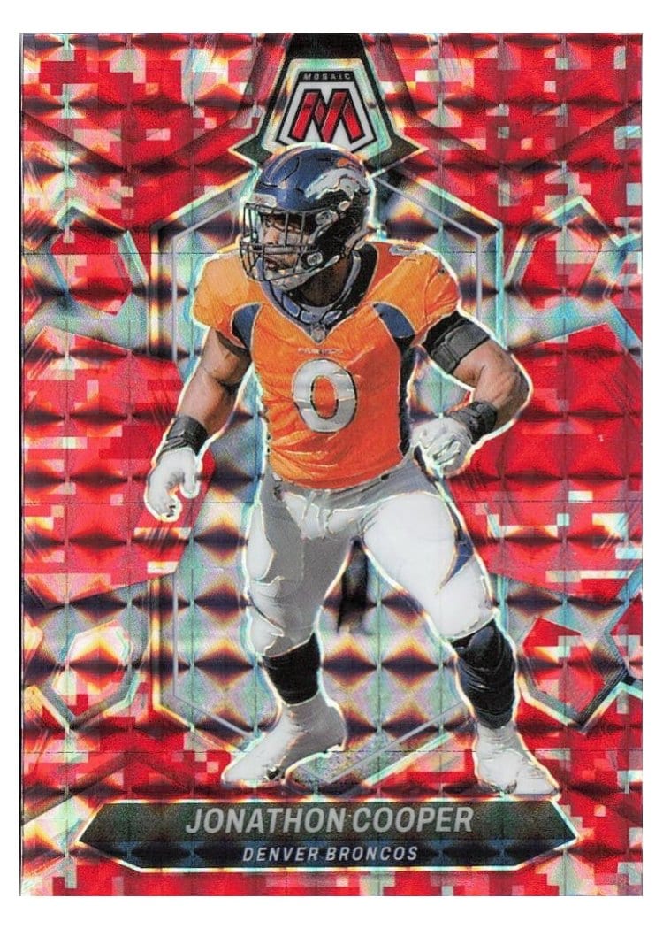 2024 Panini Mosaic Base Set Jonathon Cooper Camo Red #68 card