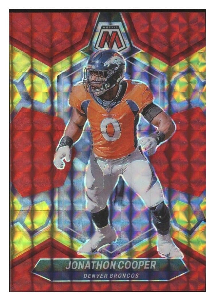 2024 Panini Mosaic Base Set Jonathon Cooper Fusion Red Yellow Choice #68 card
