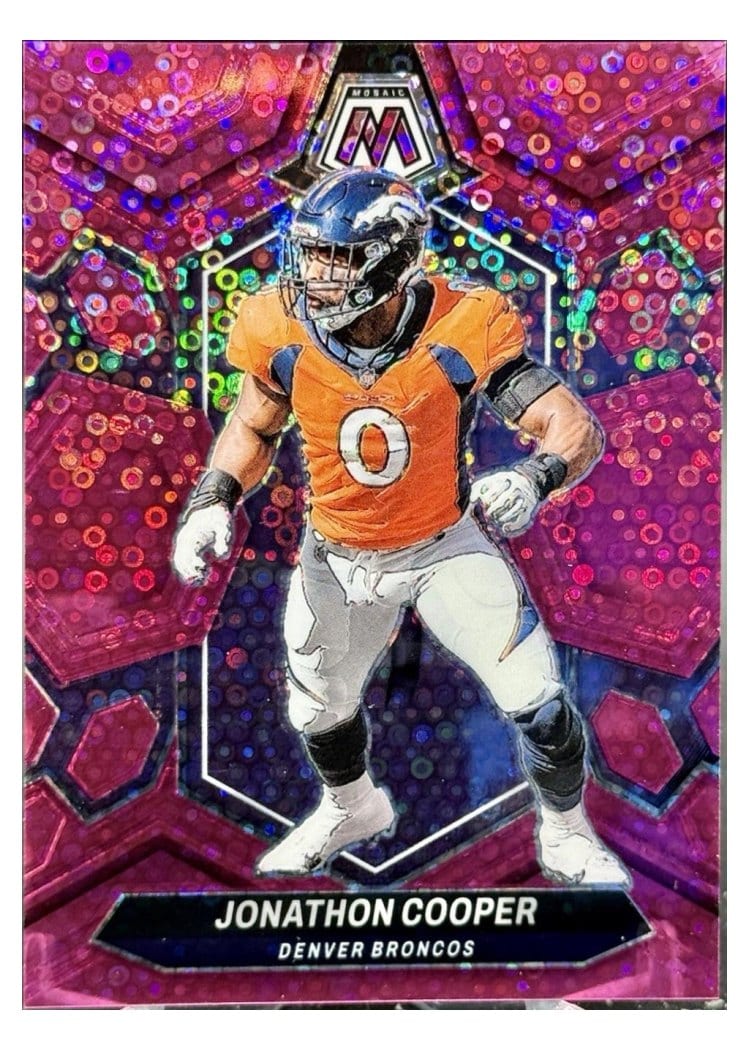 2024 Panini Mosaic Base Set Jonathon Cooper #68 card