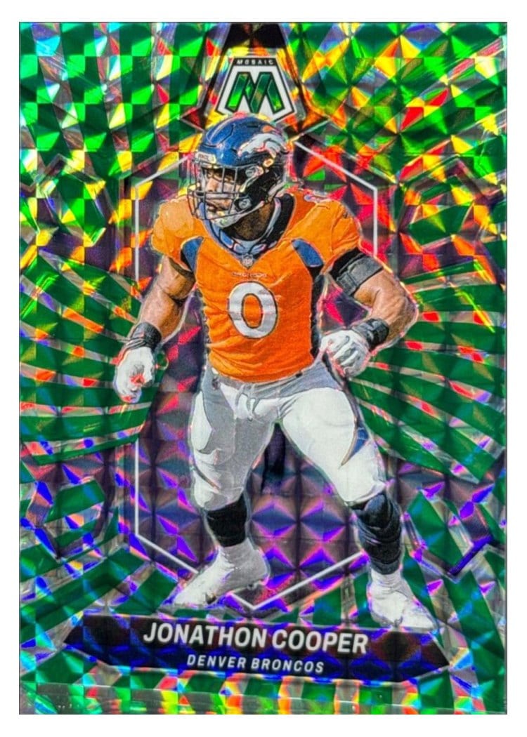 2024 Panini Mosaic Base Set Jonathon Cooper Green Swirl #68