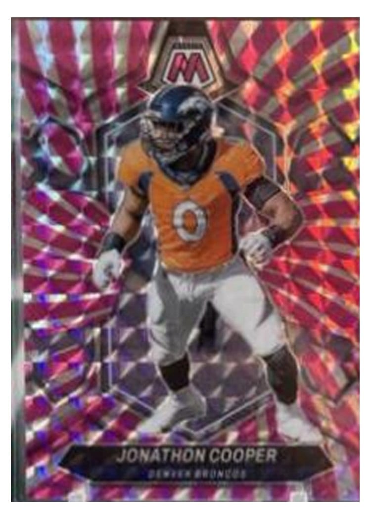2024 Panini Mosaic Base Set Jonathon Cooper Pink Swirl #68