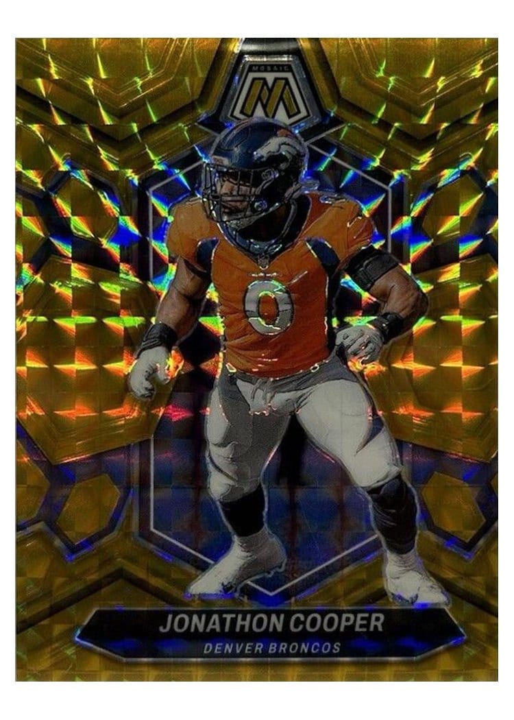 2024 Panini Mosaic Base Set Jonathon Cooper Gold #68
