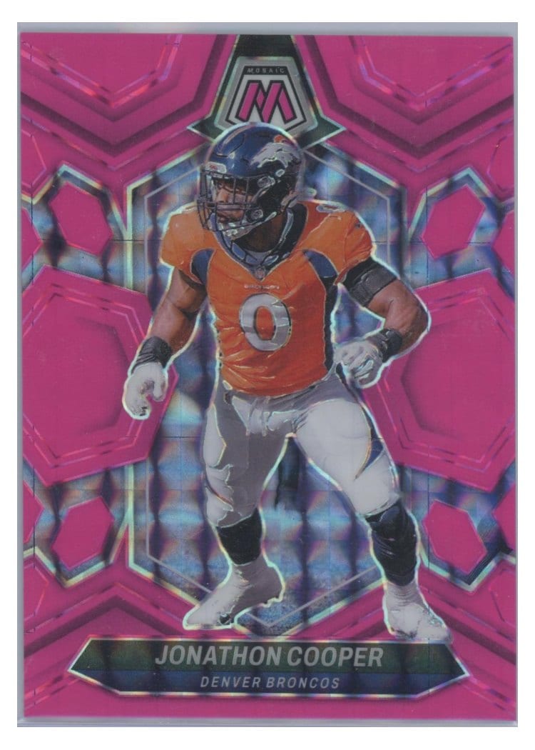 2024 Panini Mosaic Base Set Jonathon Cooper Pink Fluorescent #68