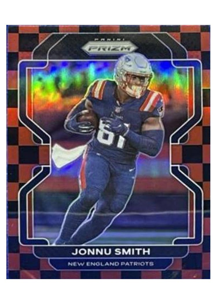 2021 Panini Prizm Base Set Jonnu Smith Black and Red Checker Prizm #97 card