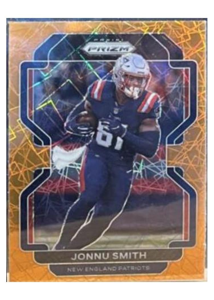 2021 Panini Prizm Base Set Jonnu Smith Orange Lazer Prizm #97 card