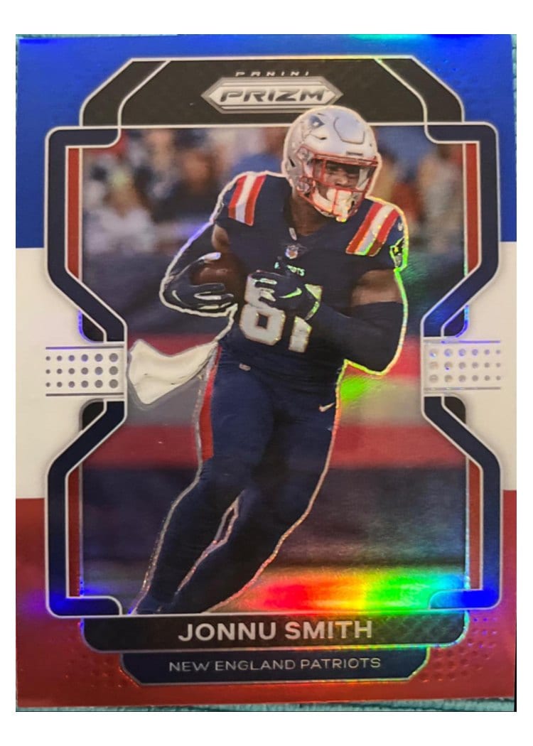 2021 Panini Prizm Base Set Jonnu Smith Red White and Blue Prizm #97 card