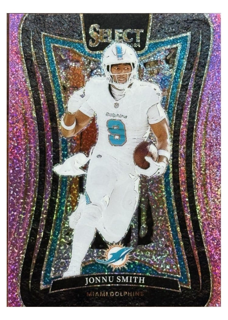 2024 Panini Select Base Set Jonnu Smith Pink Glitter Prizm #353 card