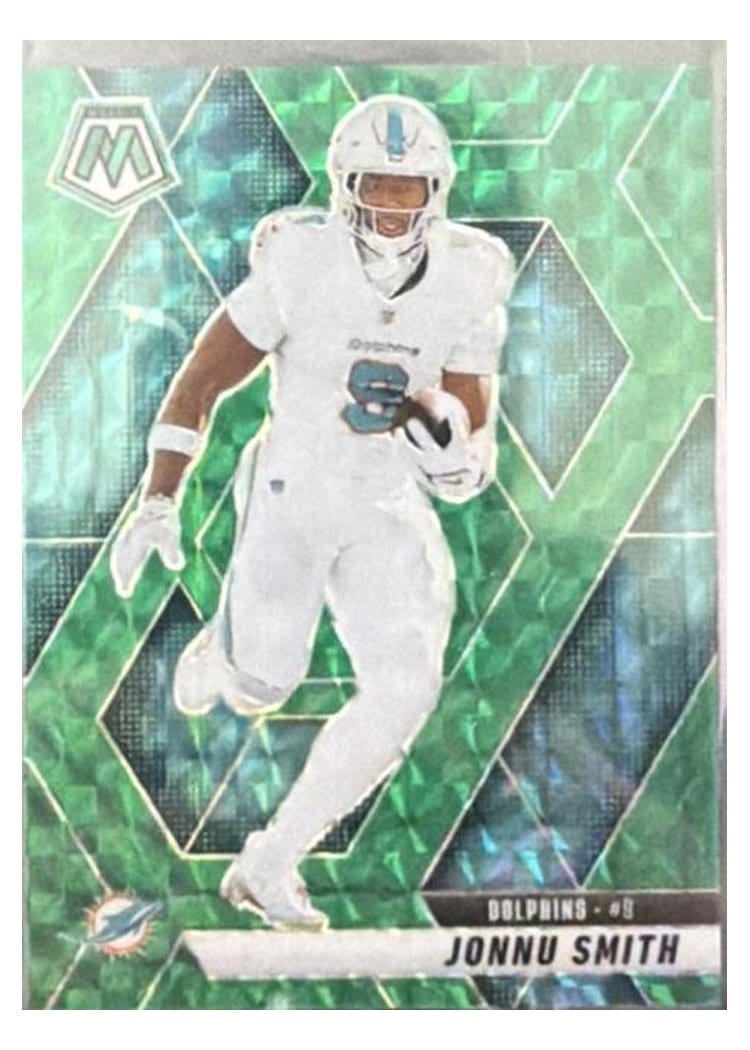 2025 Panini Mosaic Base Set Jonnu Smith Green Sparkle #94 card