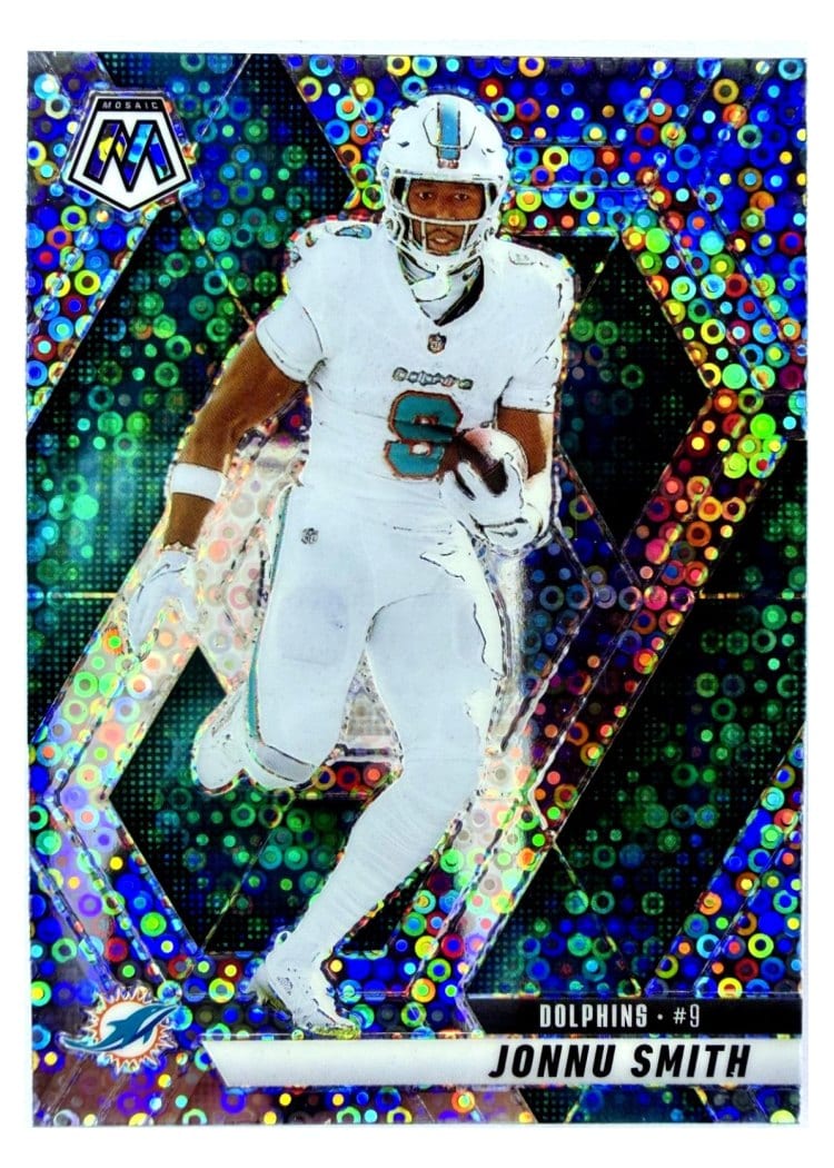 2025 Panini Mosaic Base Set Jonnu Smith No Huddle Silver #94 card