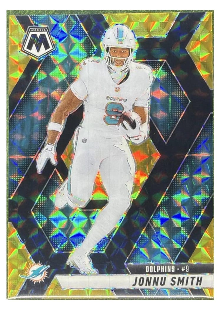 2025 Panini Mosaic Base Set Jonnu Smith Choice Black Gold #94 card
