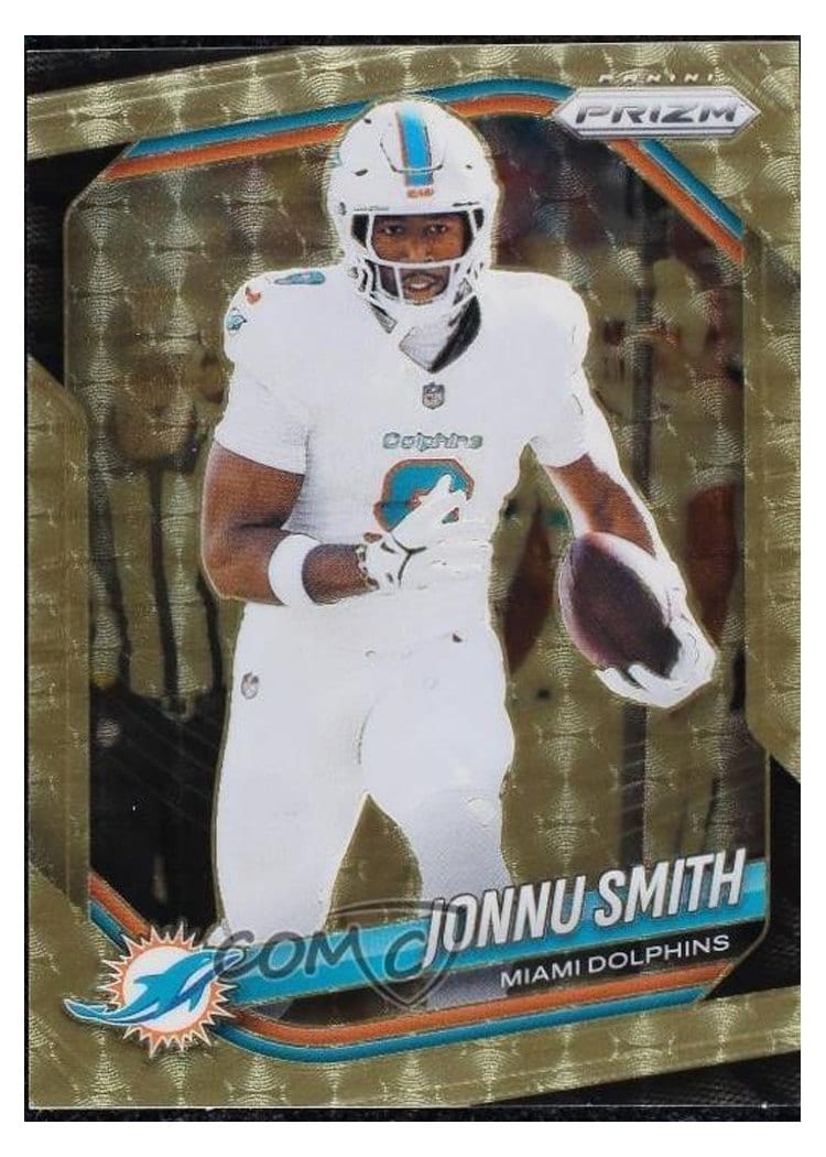 2025 Panini Prizm Base Set Jonnu Smith Gold Vinyl #51