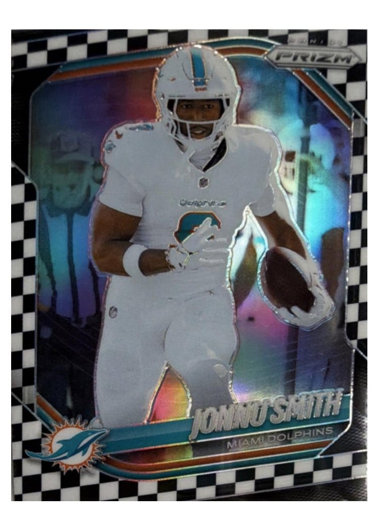 2025 Panini Prizm Base Set Jonnu Smith Black White Checker #51 card