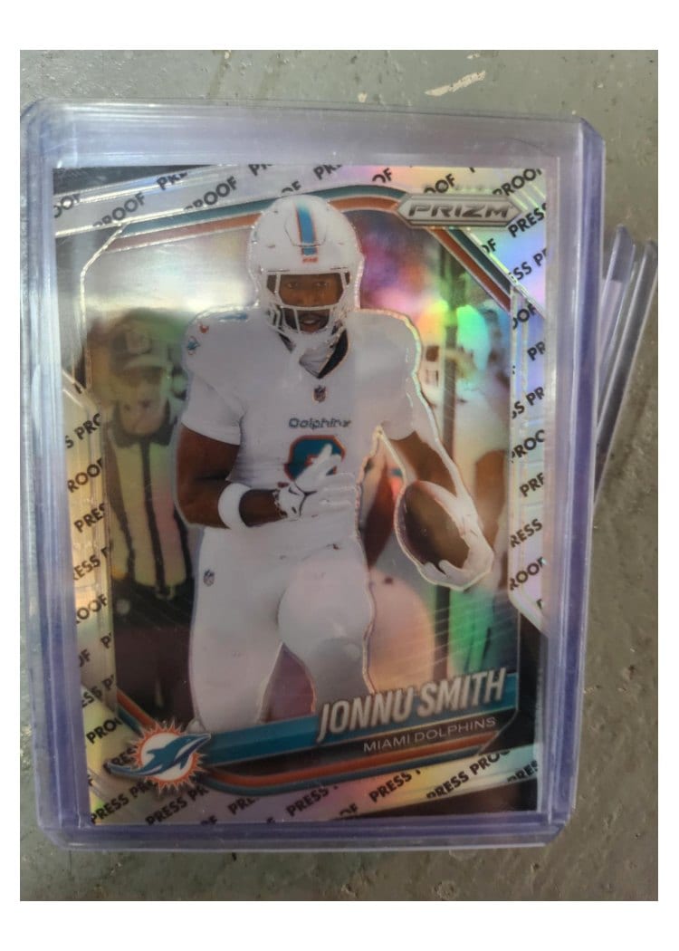 2025 Panini Prizm Base Set Jonnu Smith Press Proof #51 card