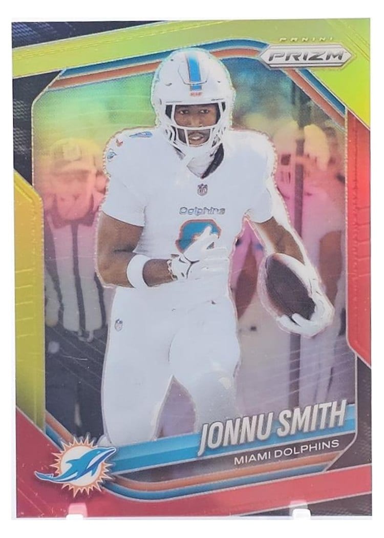 2025 Panini Prizm Base Set Jonnu Smith Red Yellow #51 card