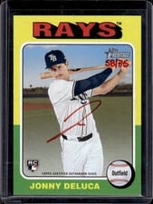 2024 Topps Heritage Real One Autograph Jonny Deluca #ROAJDE card