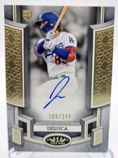 2024 Topps Tier One Break Out Autographs Jonny Deluca #BOA-JDE card