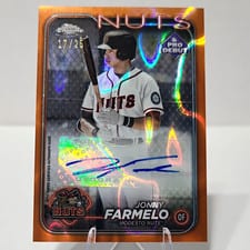 2024 Topps Pro Debut Chrome Autographs Jonny Farmelo #PDC-67 card