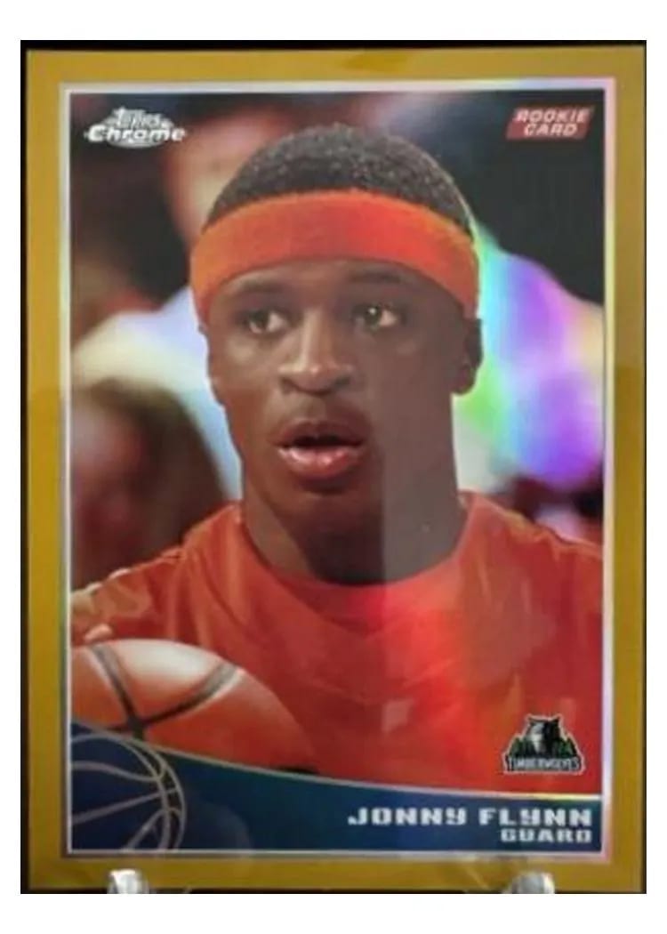 2009 Topps Chrome Jonny Flynn #106 card