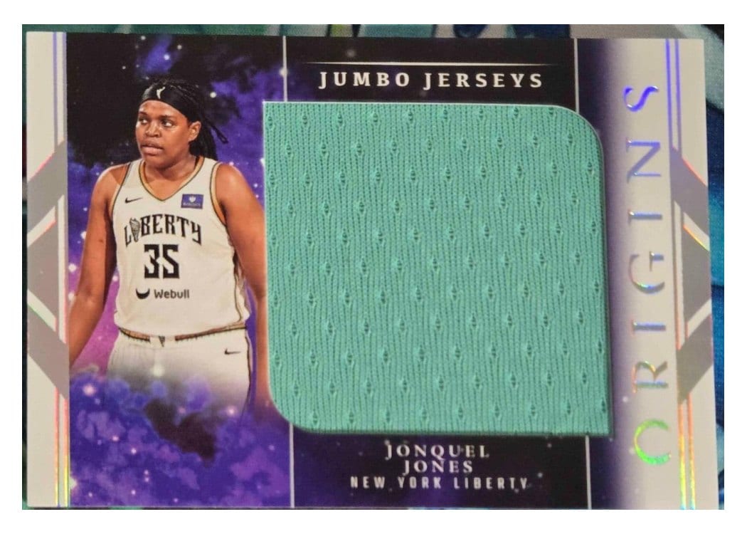 2024 Panini Origins WNBA Jumbo Jerseys Jonquel Jones #JJ-JJ card