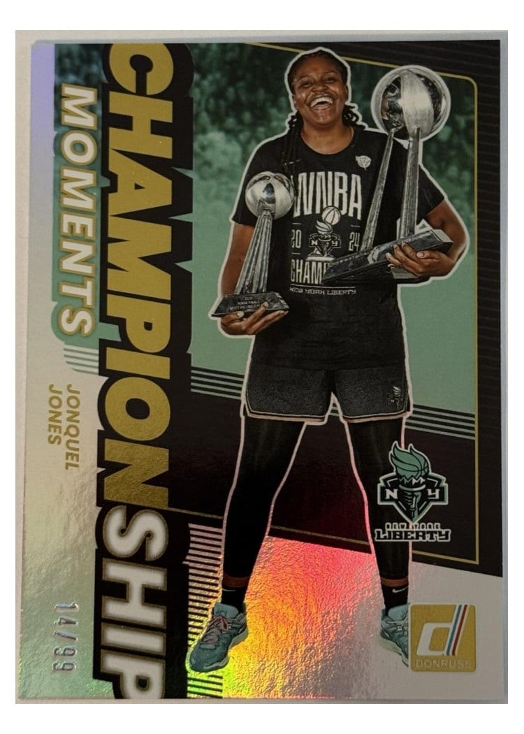 2025-26 Donruss WNBA Championship Moments Jonquel Jones #3 card