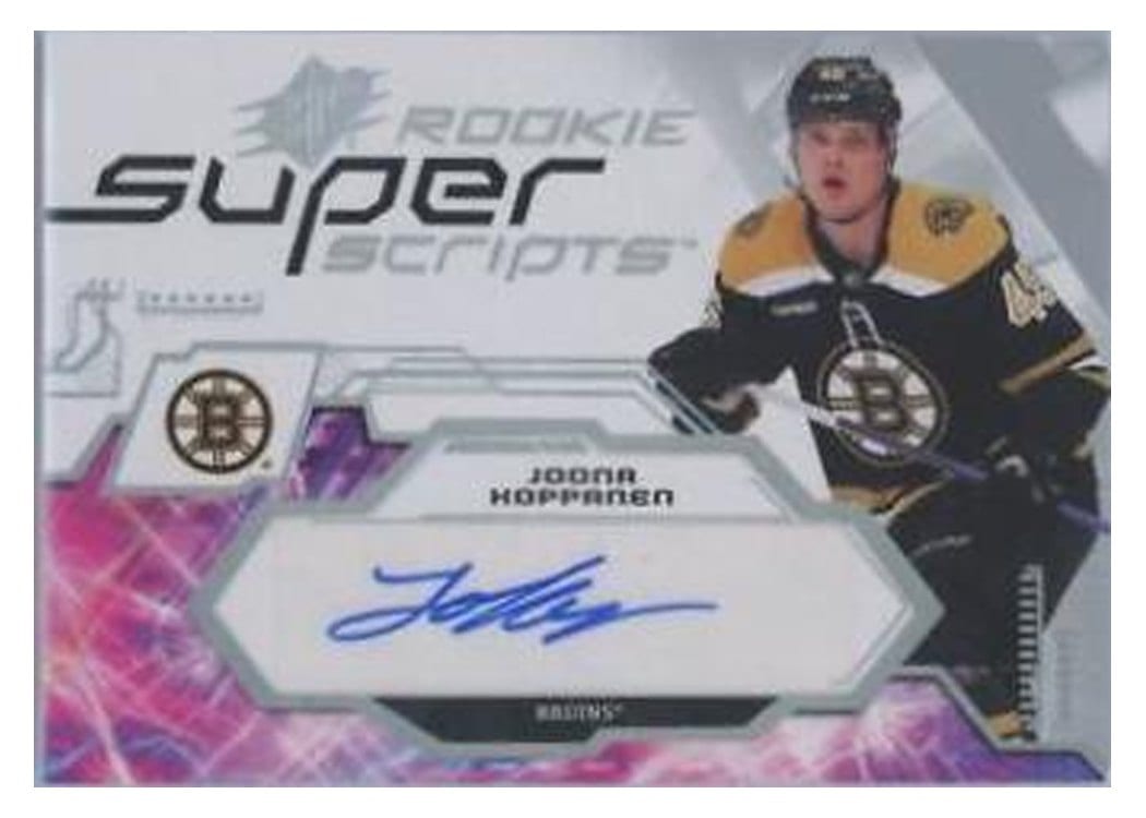 2023-24 SPx Rookie Superscripts Joona Koppanen #SSR-JK card
