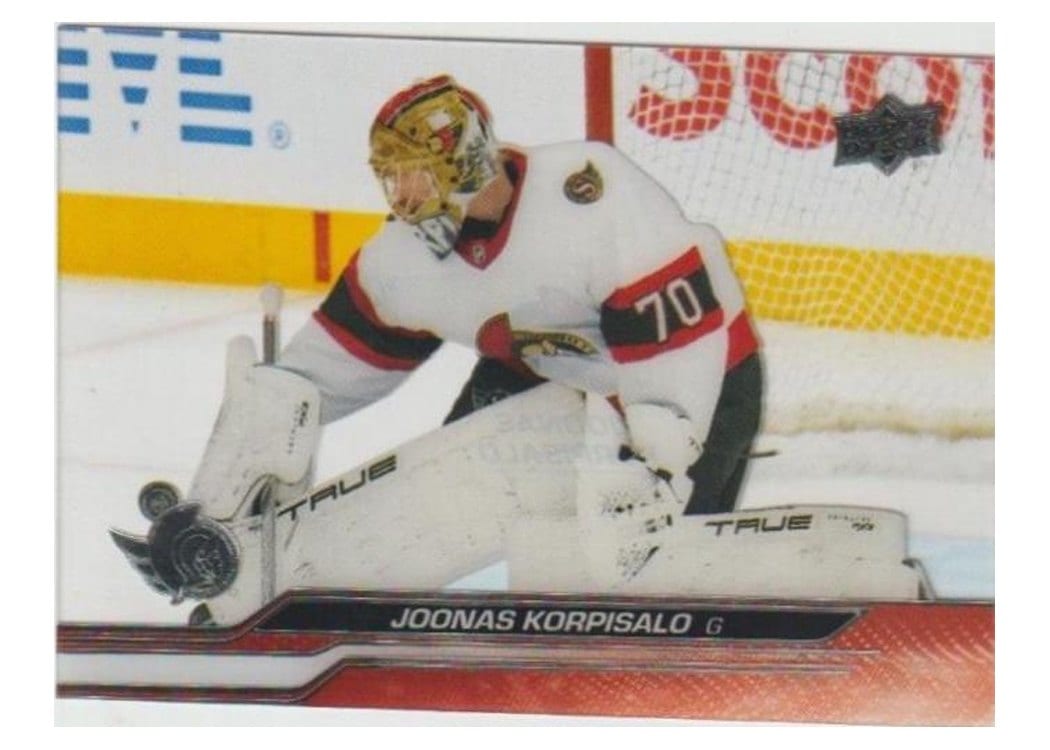 2023-24 Upper Deck Base Set Joonas Korpisalo #594 card