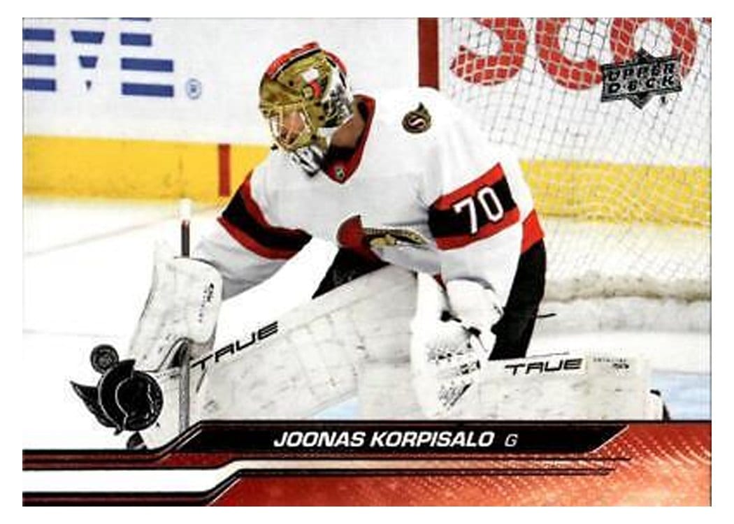 2023-24 Upper Deck Base Set Joonas Korpisalo #594 card