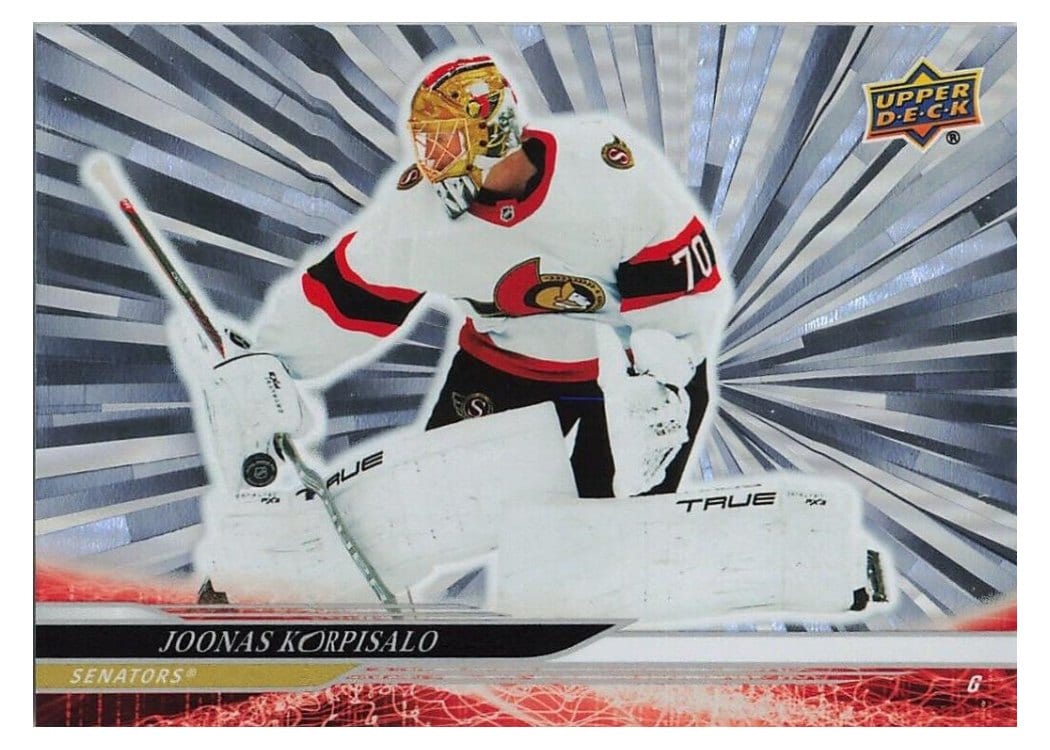 2024-25 Upper Deck Base Set Joonas Korpisalo #130 card