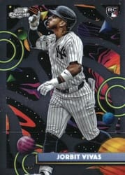 2025 Topps Cosmic Chrome Base Set Jorbit Vivas #92 card