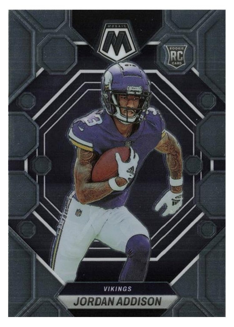 2023 Panini Mosaic Base Set Jordan Addison #337 card