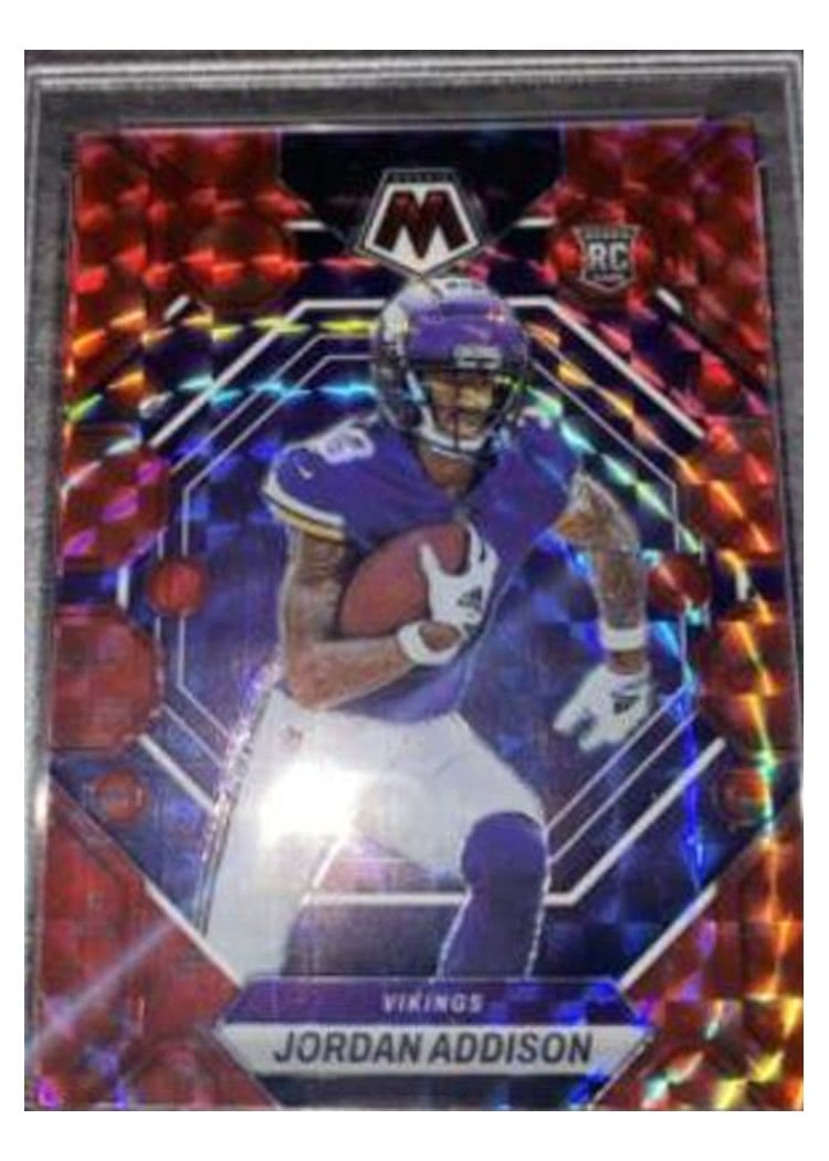 2023 Panini Mosaic Base Set Jordan Addison #337 card