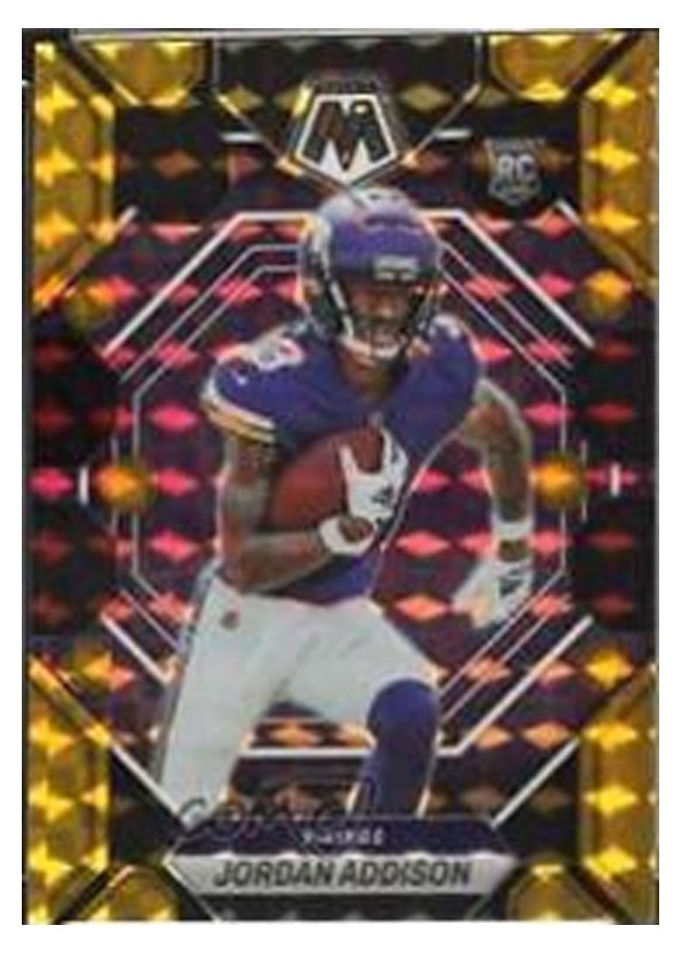 2023 Panini Mosaic Base Set Jordan Addison #337 card