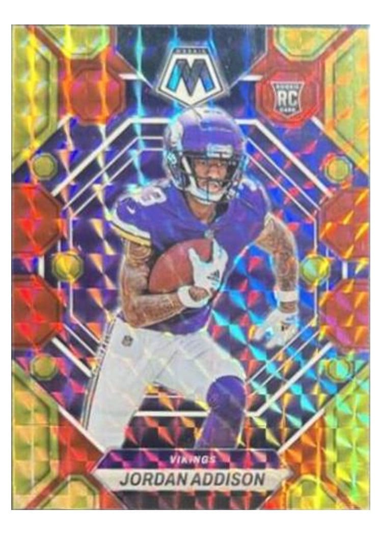 2023 Panini Mosaic Base Set Jordan Addison #337 card