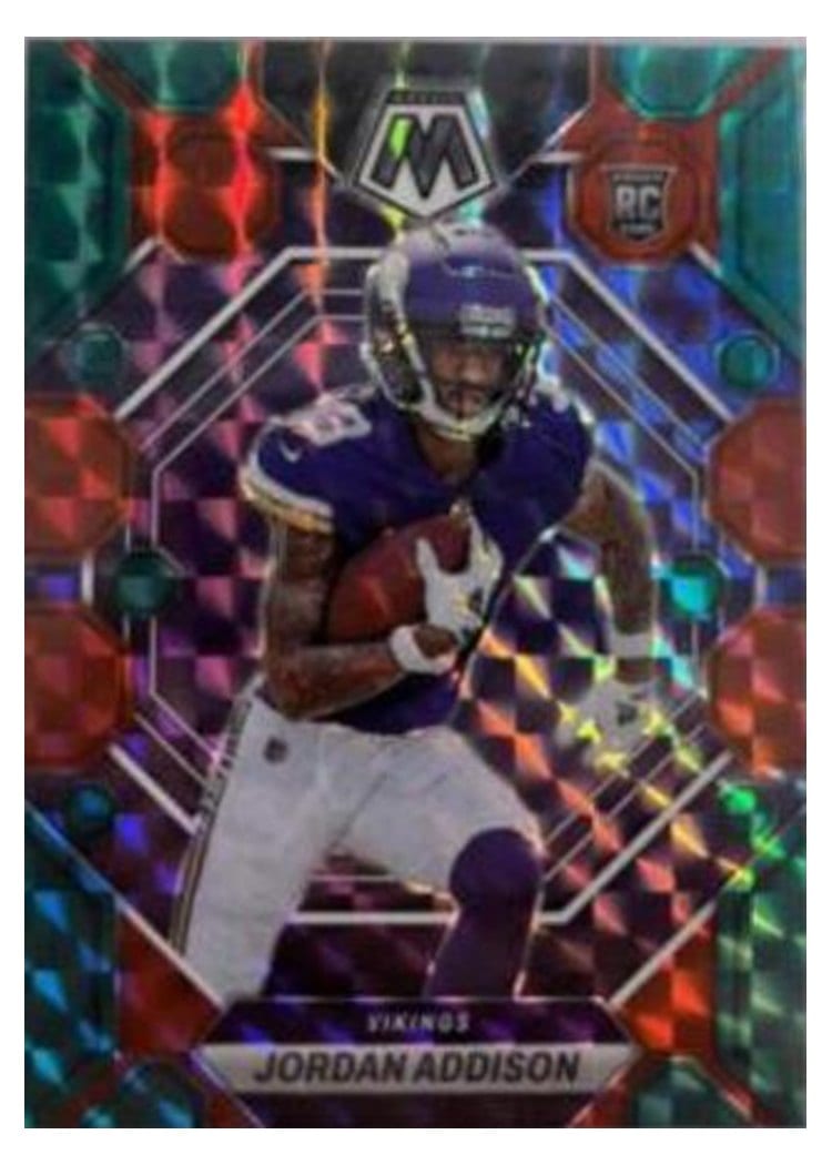 2023 Panini Mosaic Base Set Jordan Addison #337 card