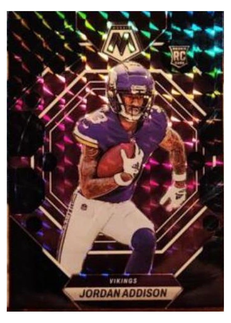 2023 Panini Mosaic Base Set Jordan Addison #337 card
