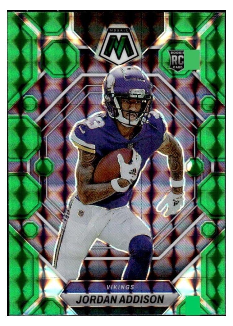 2023 Panini Mosaic Base Set Jordan Addison #337 card