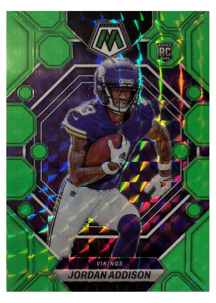 2023 Panini Mosaic Base Set Jordan Addison #337 card